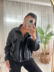 Bossy Babe Black Edition kožna jakna