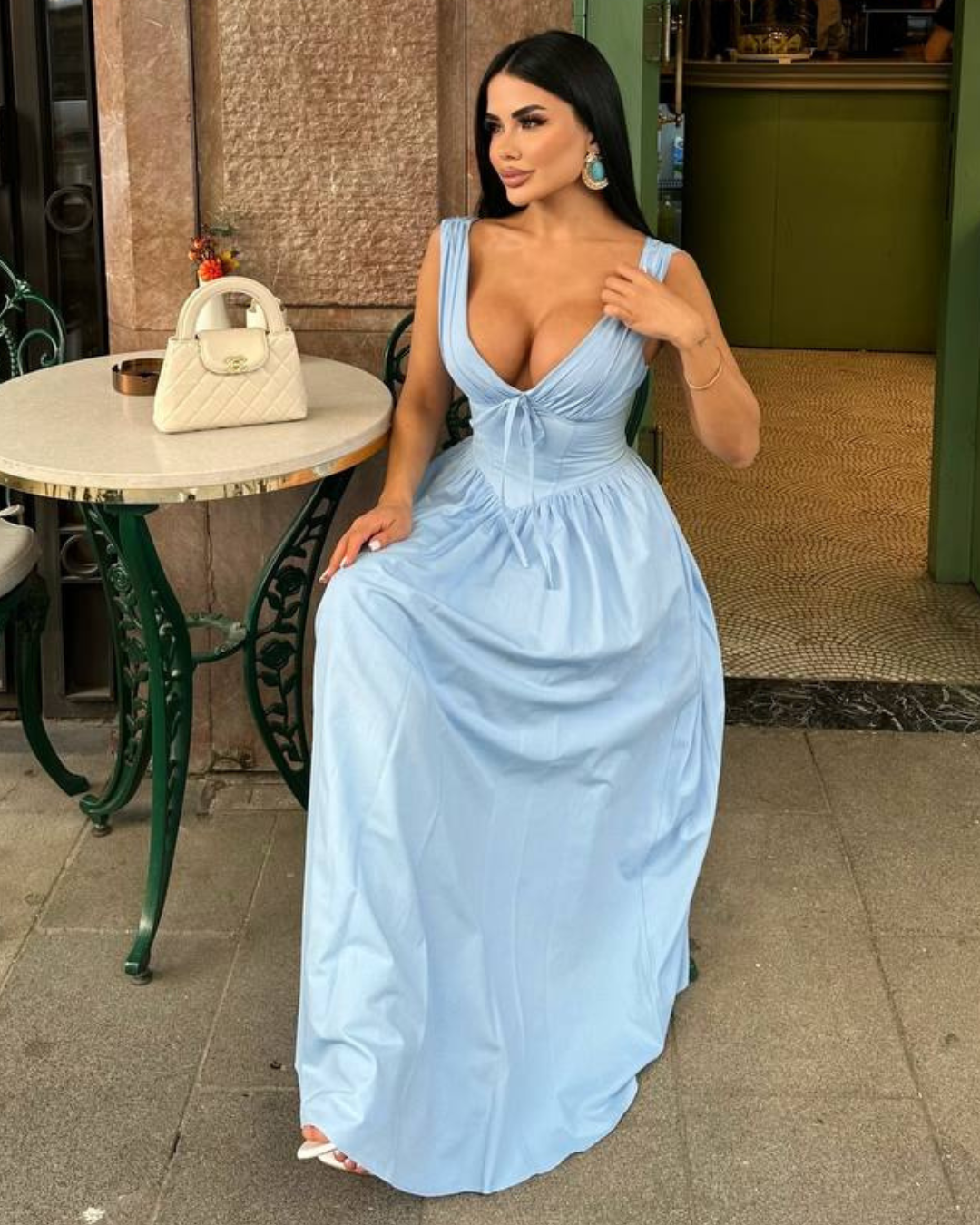 Cotton Cloud Maxi Dress