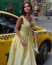 Butter Yellow Maxi Dress