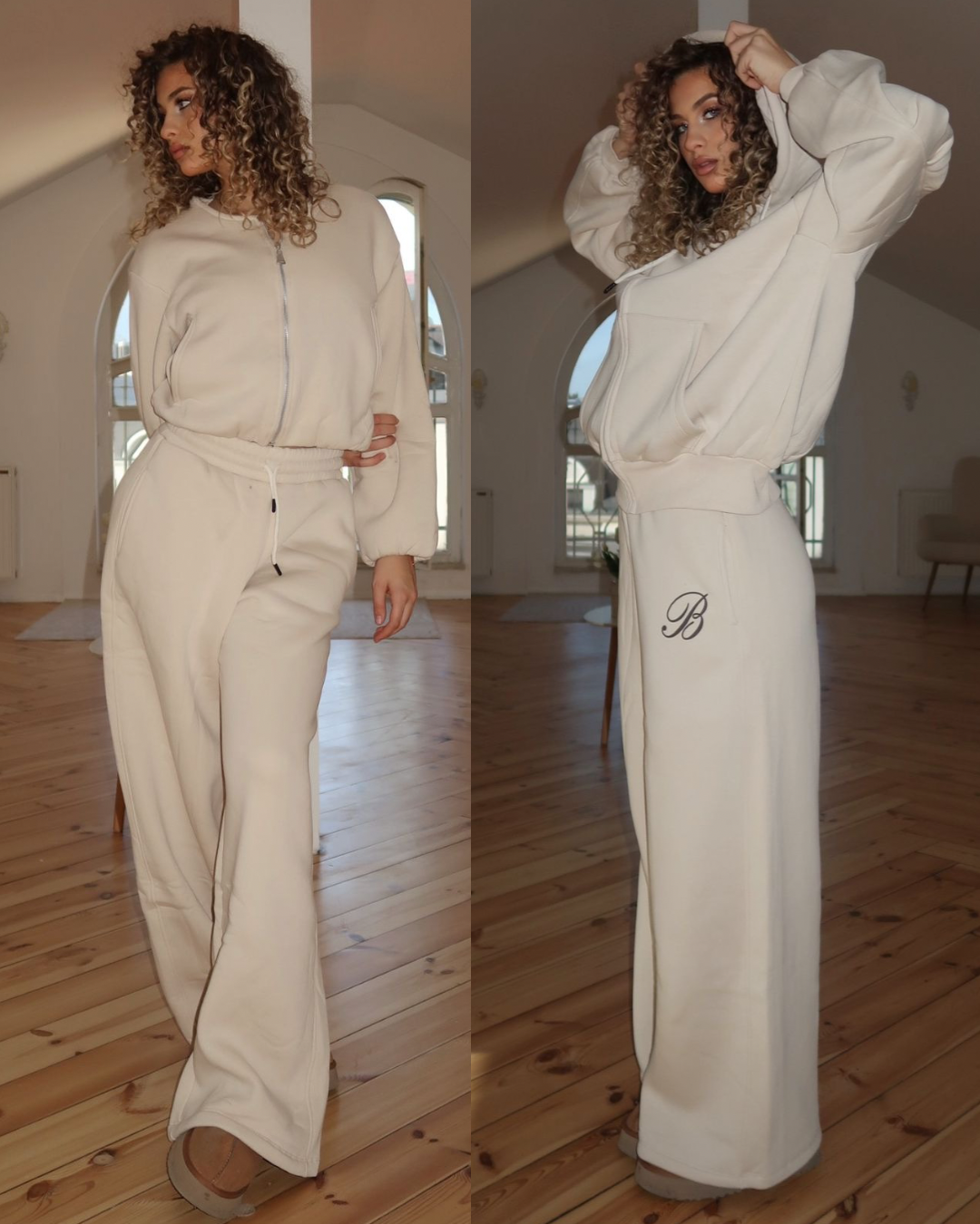 White Relax Zipper Set