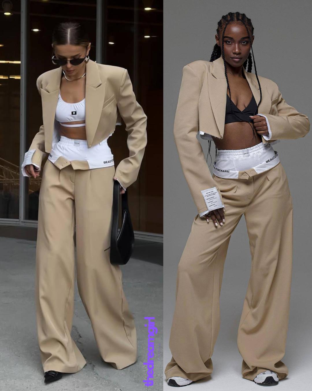 Beige četvorodelni set - Bossy Vibes odelo
