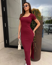 Side-Slit City Dress