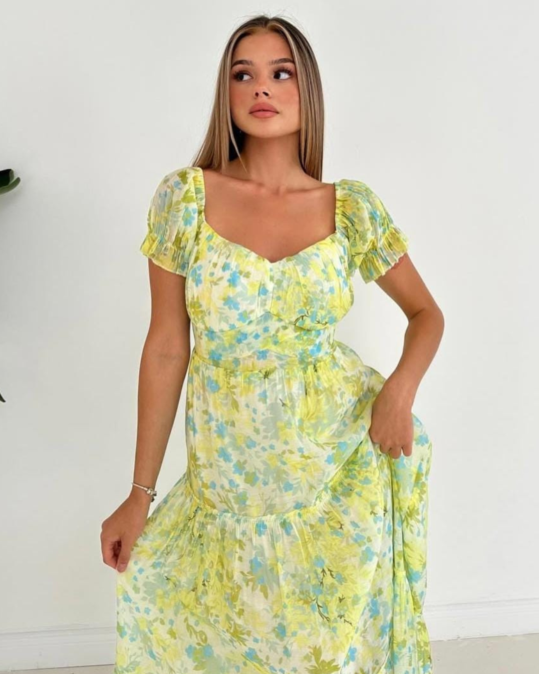 Sunlit Garden Maxi Dress