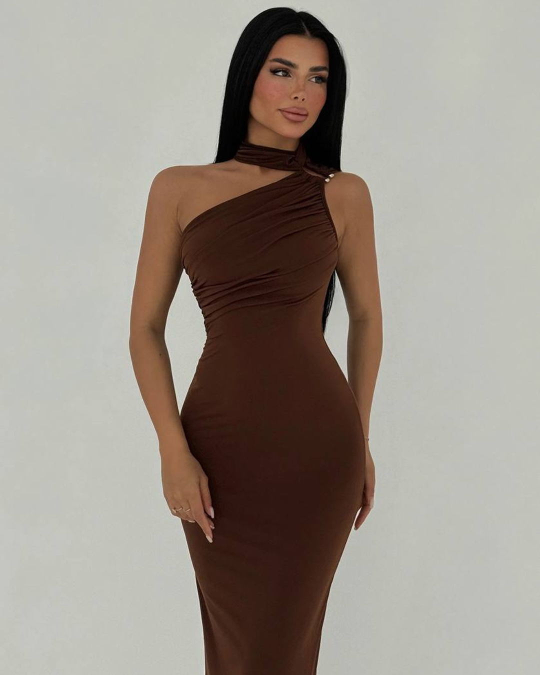 Burgundy Siren Maxi Dress