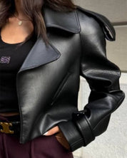 Raw Edge kožna jakna