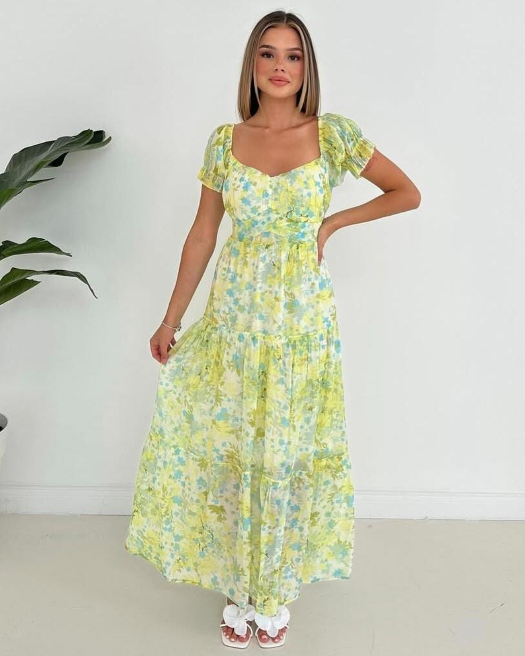 Sunlit Garden Maxi Dress
