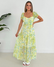 Sunlit Garden Maxi Dress