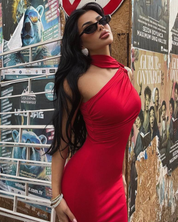 Red Siren Maxi Dress