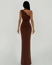 Burgundy Siren Maxi Dress