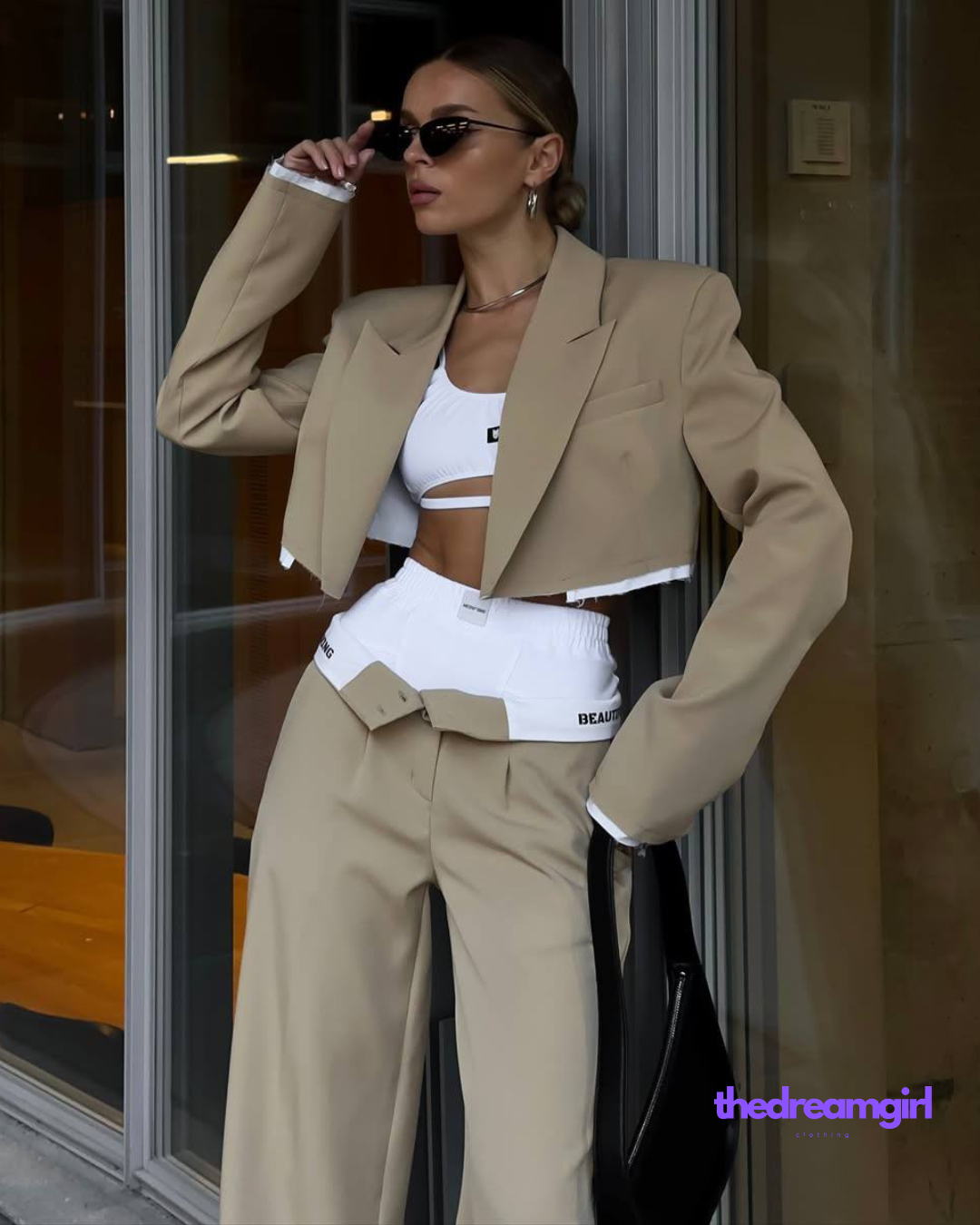 Beige četvorodelni set - Bossy Vibes odelo