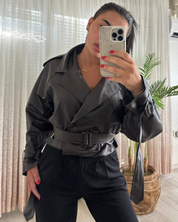 Brown Rebel Kožna Jakna