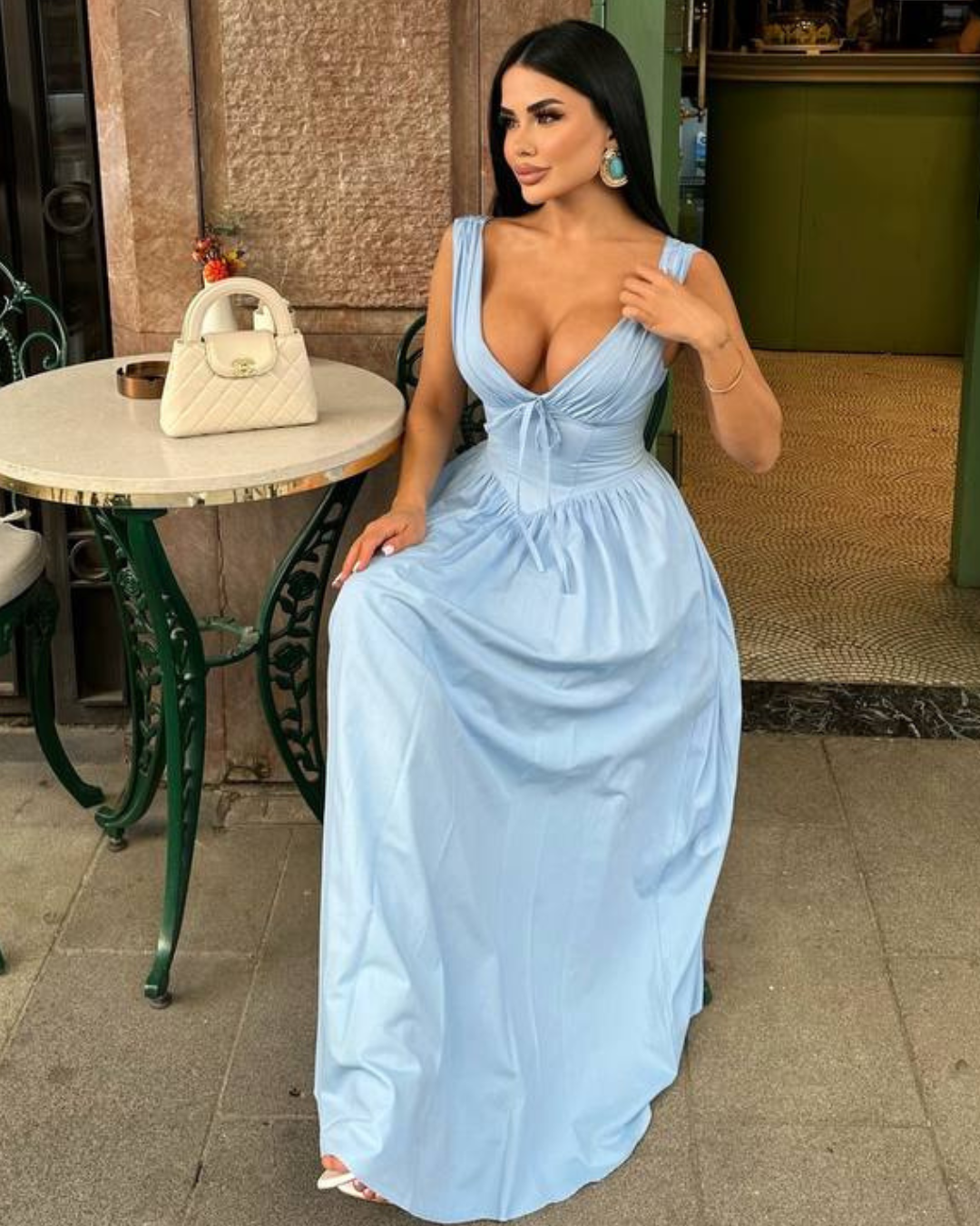 Cotton Cloud Maxi Dress