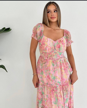 Rose Romance Maxi Dress