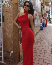 Red Siren Maxi Dress