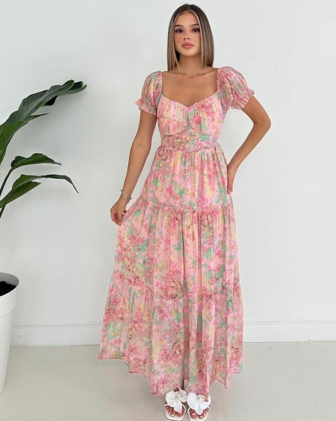 Rose Romance Maxi Dress