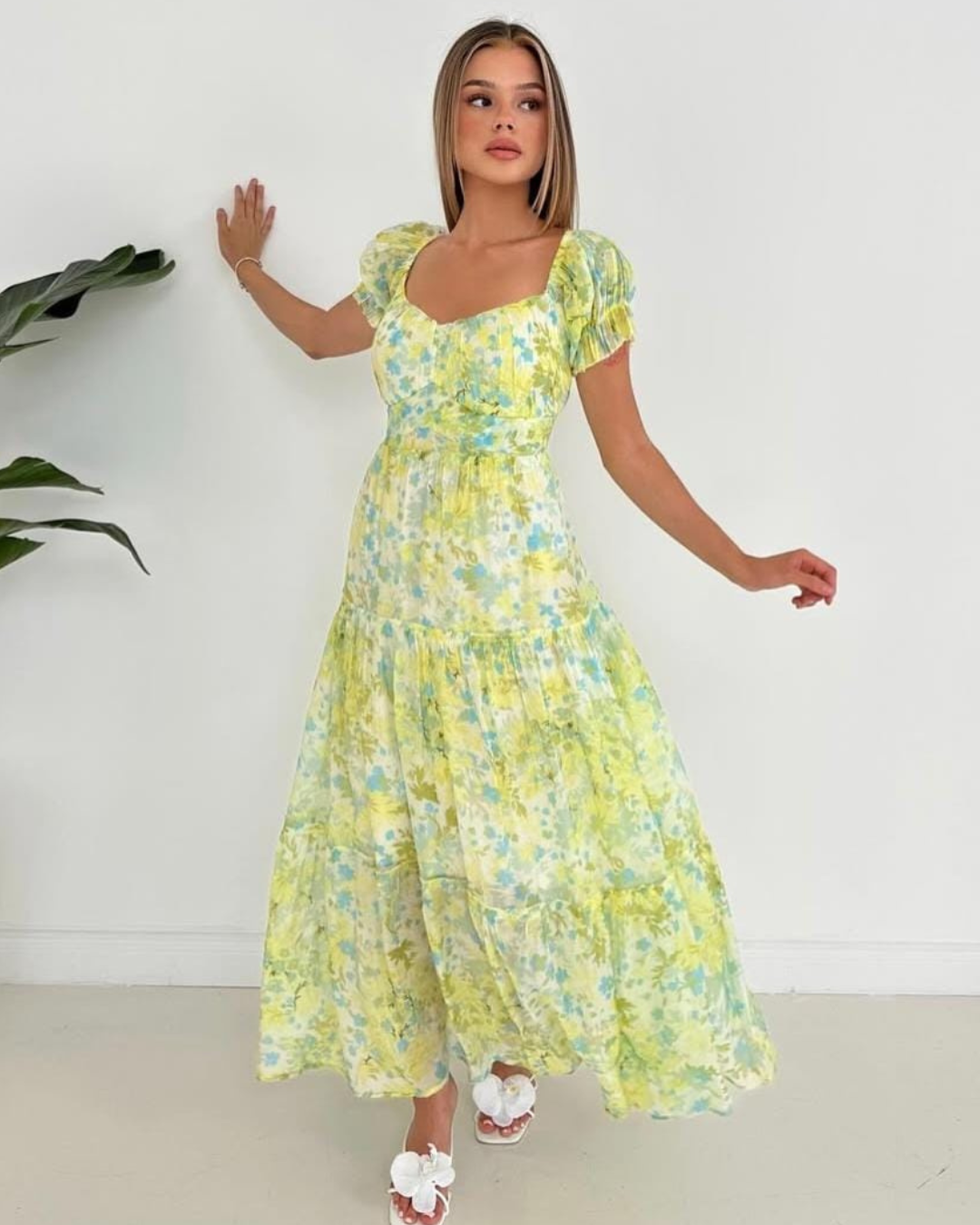 Sunlit Garden Maxi Dress