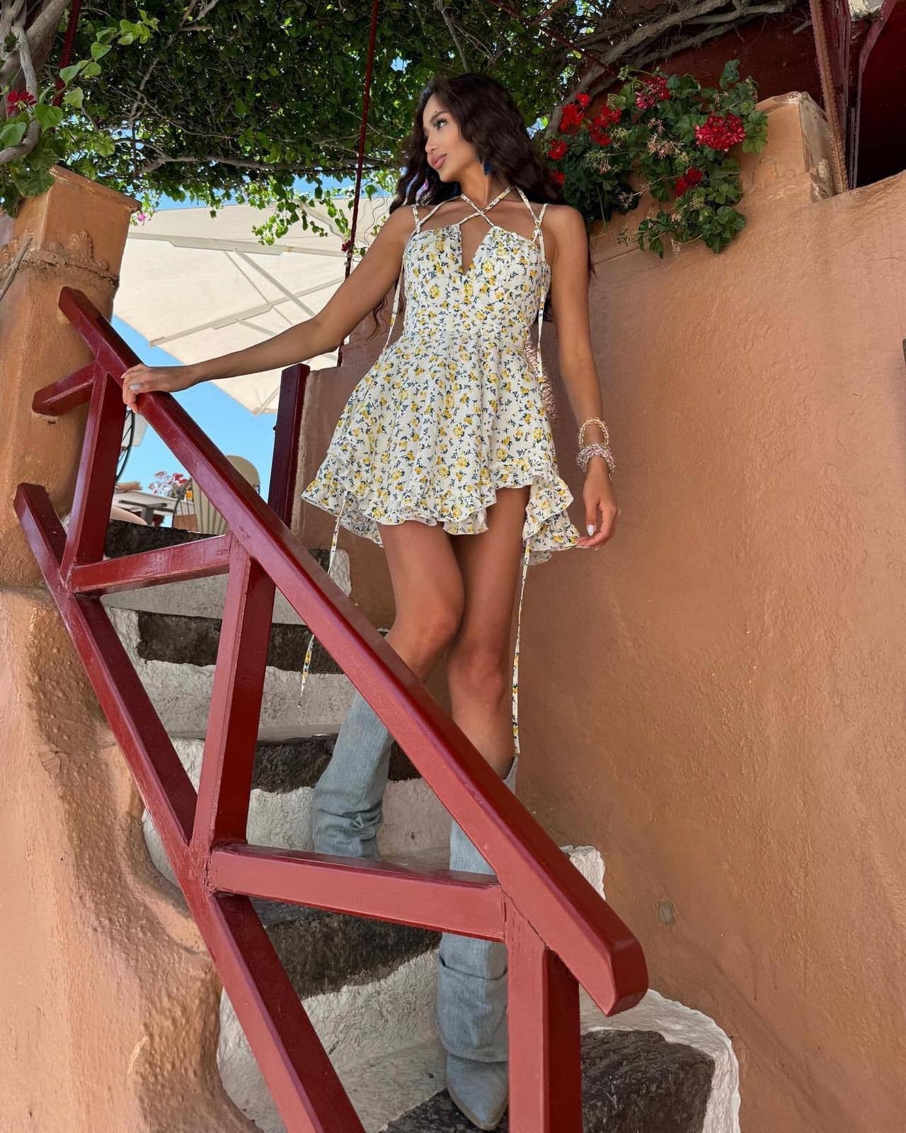 Sunflower Crush Mini Dress