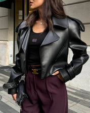 Raw Edge kožna jakna