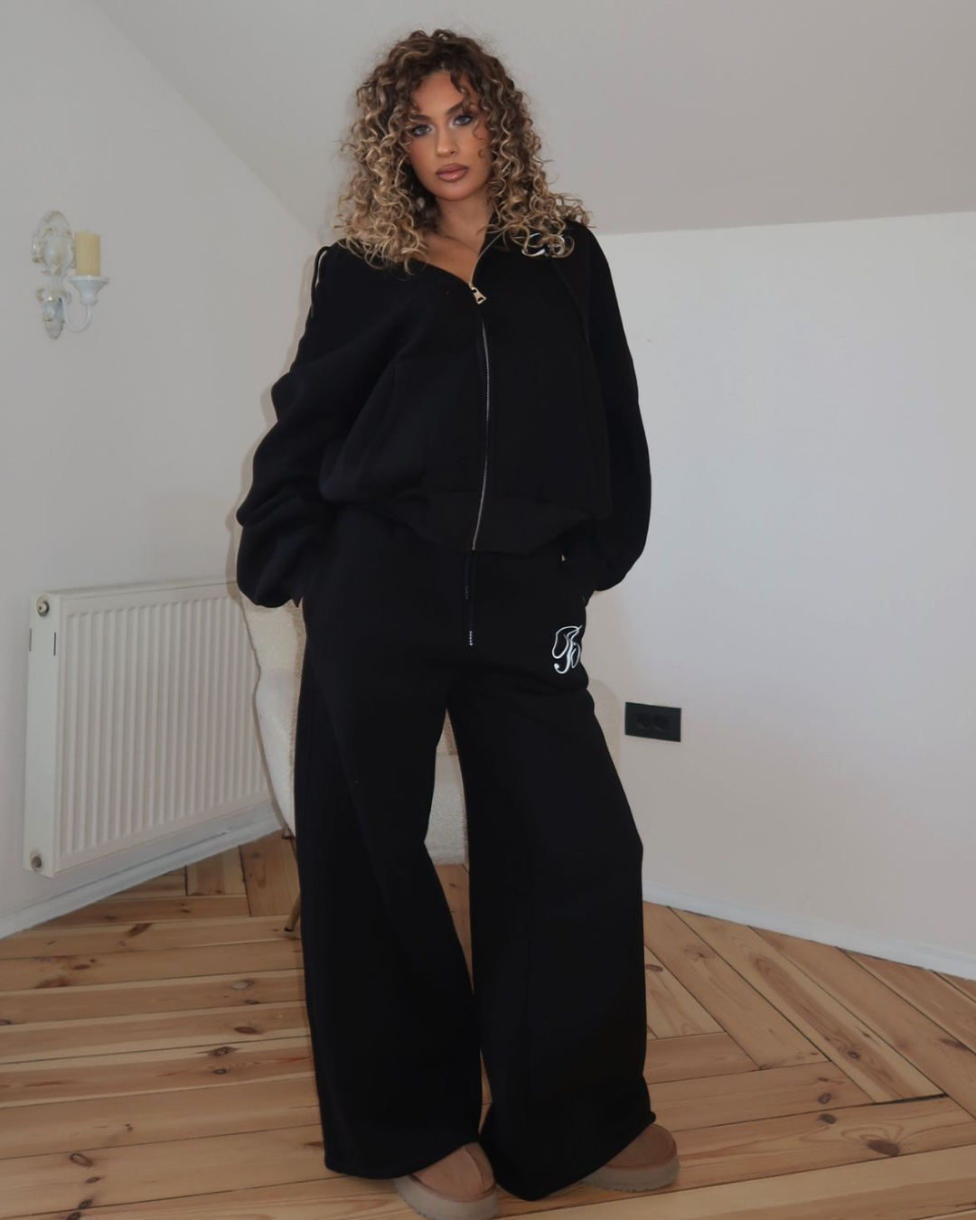 Black Relax Zipper Set