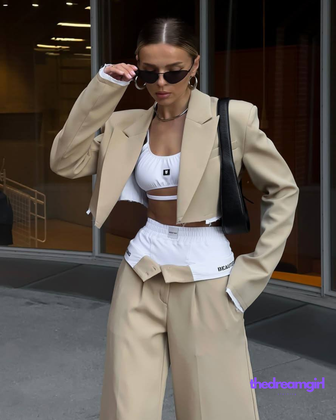 Beige četvorodelni set - Bossy Vibes odelo