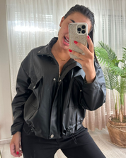 Bossy Babe Black Edition kožna jakna