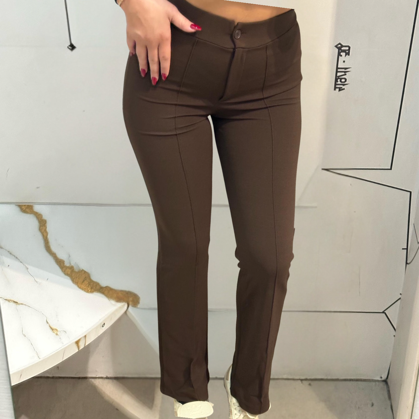 Mocha Sculpted Essential Pants