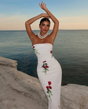 Sirens Rose Duga Haljina