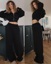 Black Lounge Zipper Set