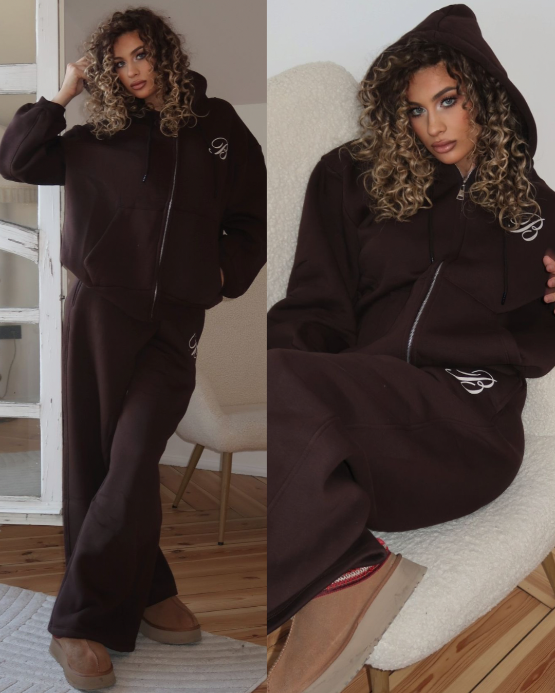 Brown Relax Zipper Set