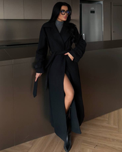 Midnight Luxe Long Coat