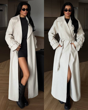 Ivory Luxe Long Coat