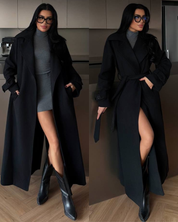 Midnight Luxe Long Coat
