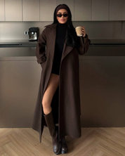 Mocha Luxe Long Coat