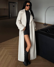 Ivory Luxe Long Coat