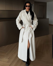 Ivory Luxe Long Coat