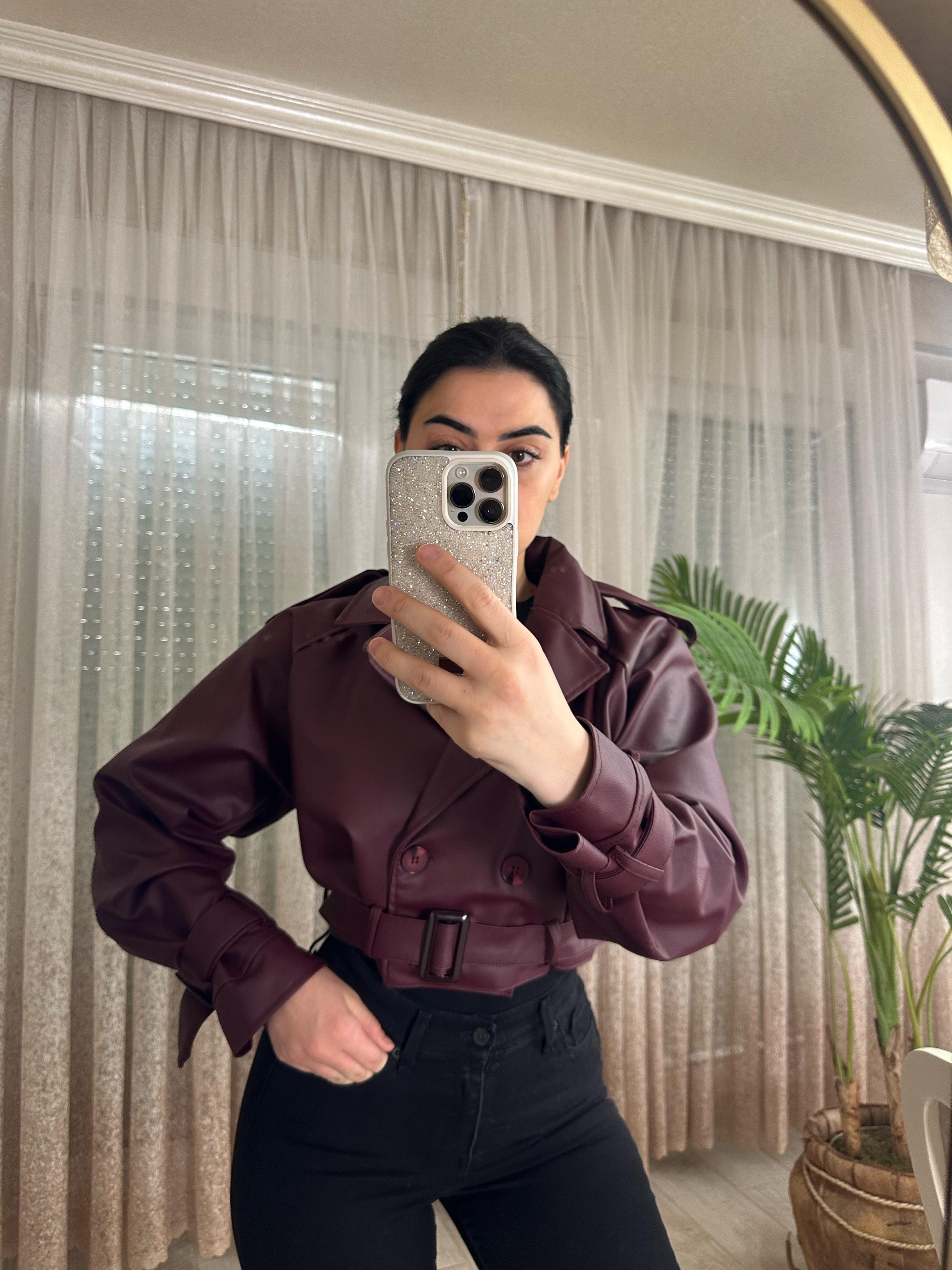 Bordeaux Rebel Kožna Jakna